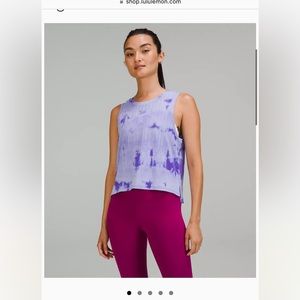 Size 2 Lululemon Tie Dye Croptop